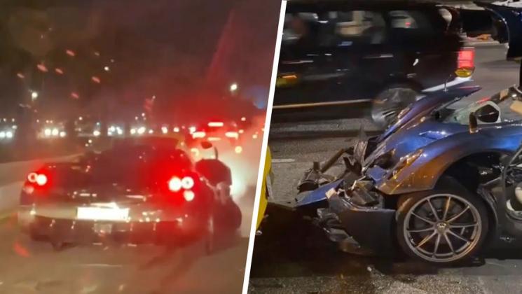 pagani crash