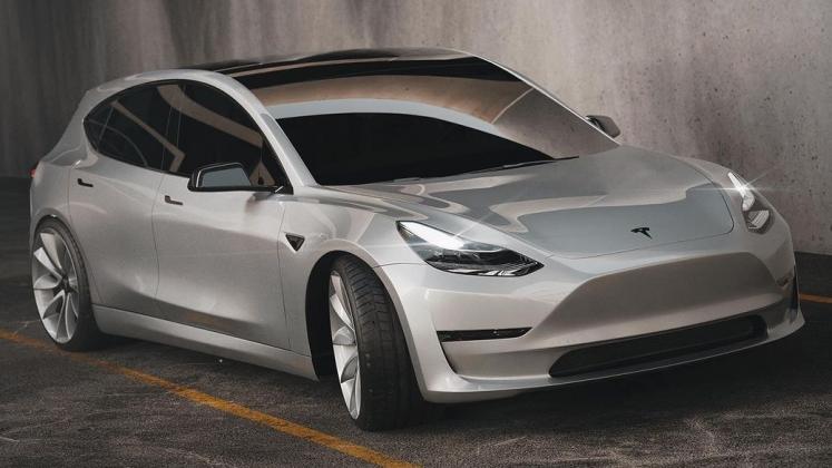 tesla model q render