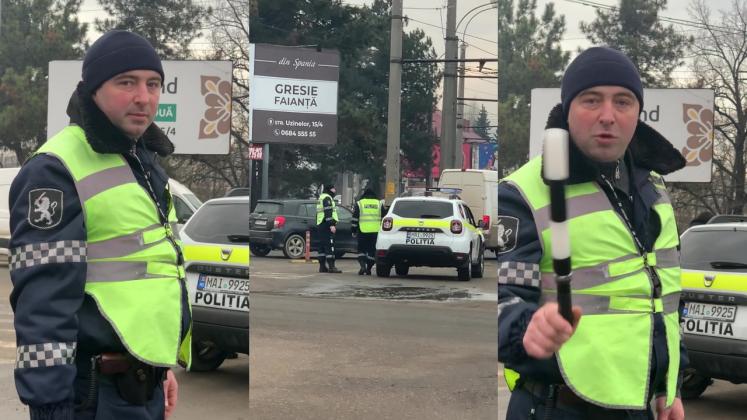politisti sens giratoriu
