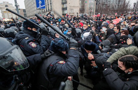 proteste la Moscova