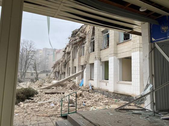 scoala bombardata Ucraina
