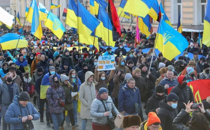 protest Ucraina