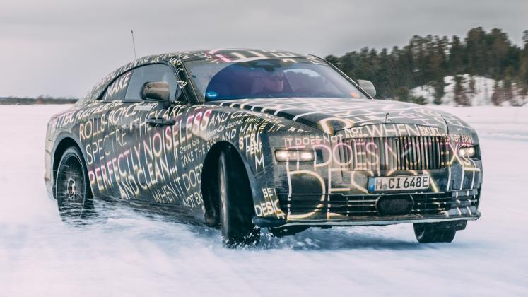 Rolls-Royce Spectre prototype cold testing_15