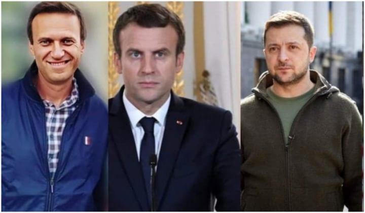volodimir-zelenski-aleksei-navalnii-sprijin-emmanuel-macron-alegeri-prezidentiale-franta-mesaje-763147