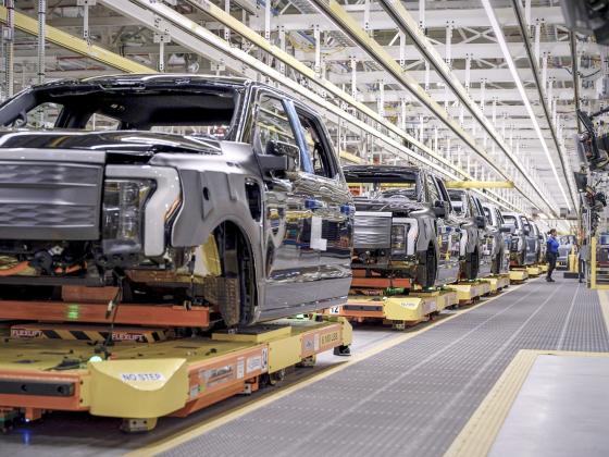 Ford F-150 Lightning Rogue Electric Vehicle Center start production_19