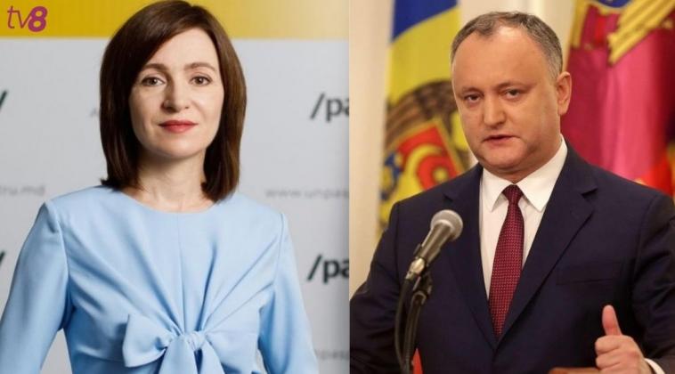 sandu și Dodon sondaj 1