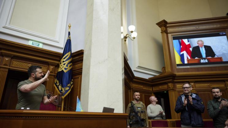 Zelenski în parlament  Foto: Profimedia Images 