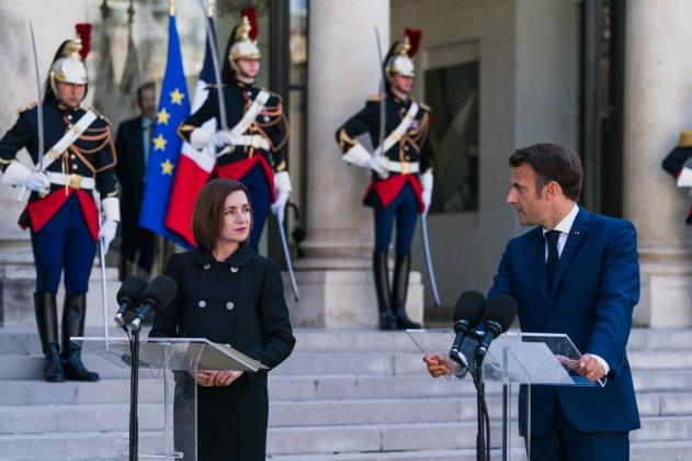 Maia Sandu și Macron