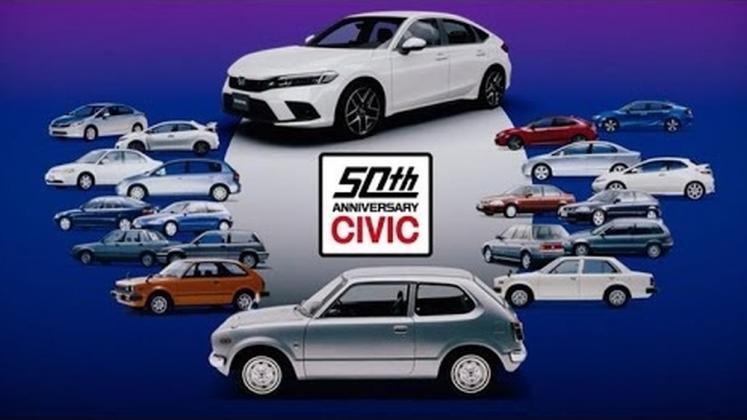 honda civic 50 years