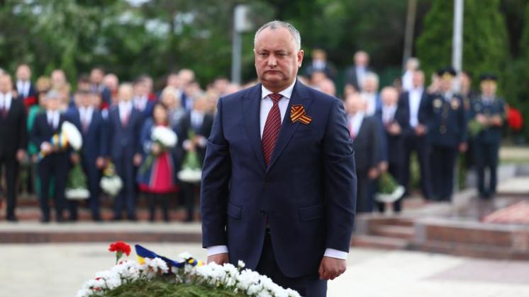 Igor Dodon panglică Sf Gherogeh