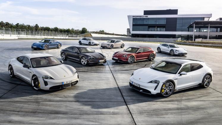 Porsche Taycan models