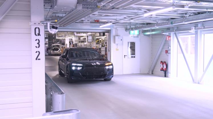 Automated driving in the BMW Group plant Dingolfing