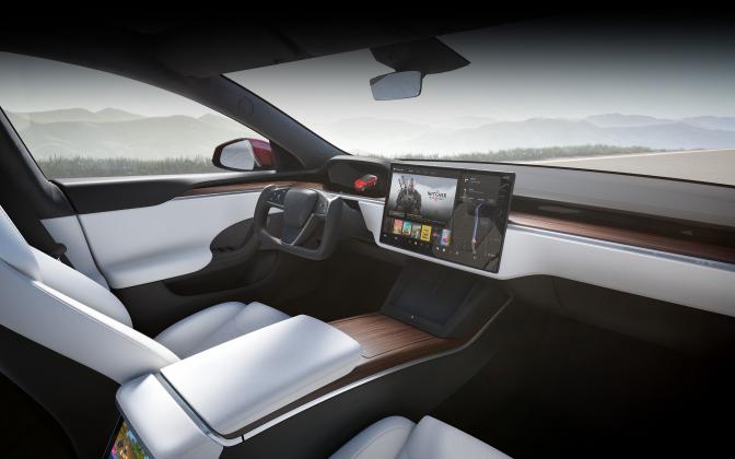 tesla model s interior 2022