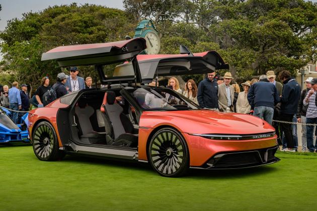 New 2022 DMC Alpha5 prototype Pebble Beach_1