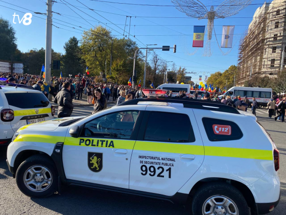 poliția protest