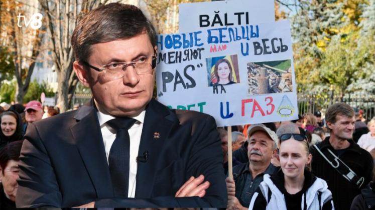 Igor Grosu proteste