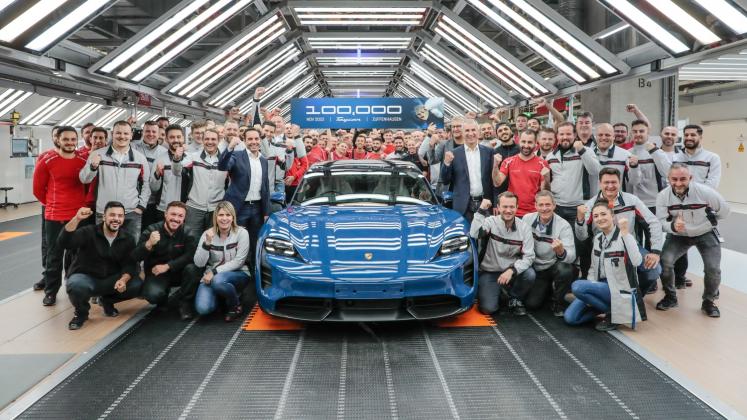 Porsche Taycan 100000th