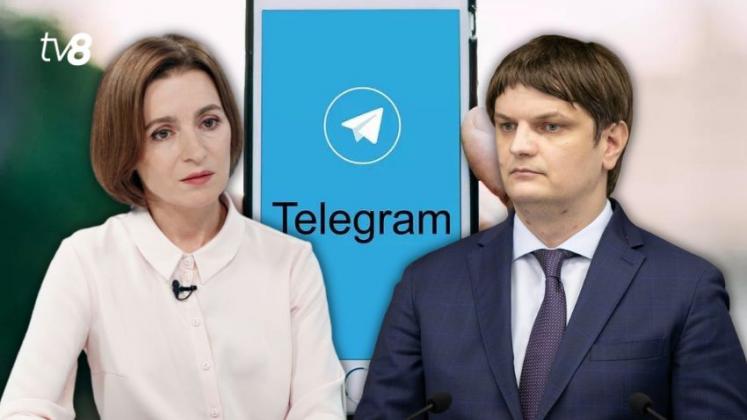 Maia Sandu Andrei Spînu Telegram