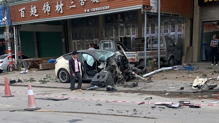 accident Tesla guangdong_1