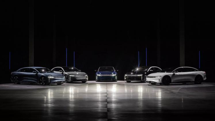 lucid air range