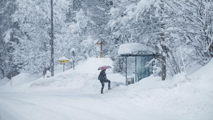Heavy snow in Italy