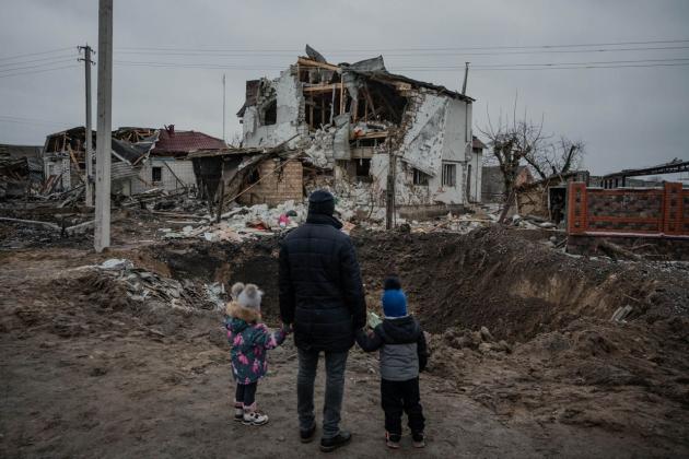 război ucraina ruine