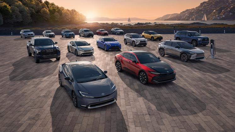 Toyota car range