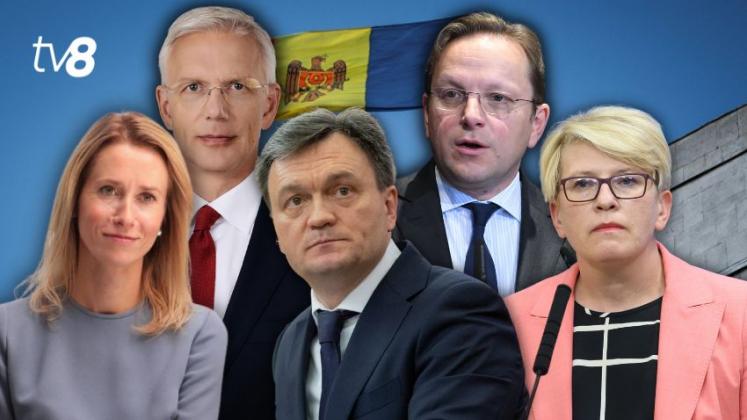 Dorin Recean și niște oficiali