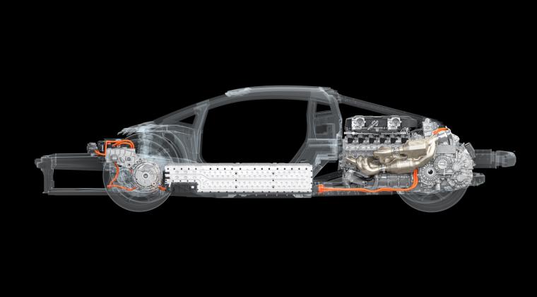 Lamborghini LB744 hybrid powertrain_9
