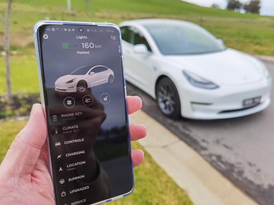 tesla app