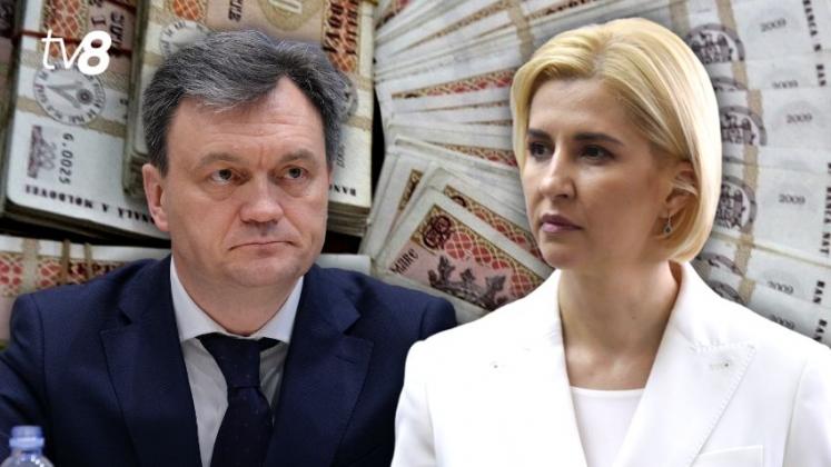 Dorin Recean și irina Vlah