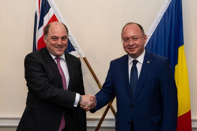 Întrevederea ministrului Bogdan Aurescu cu secretarul de stat pentru apărare al RegatuluiUnit, Ben Wallace