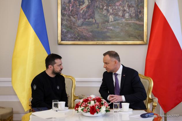 Volodimir Zelenski și Andrzej Duda
