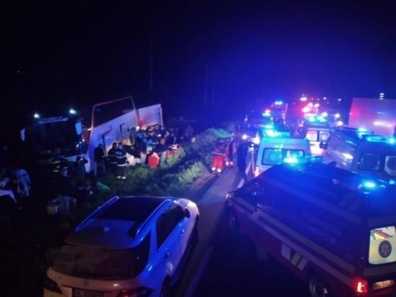 accident autocar romania