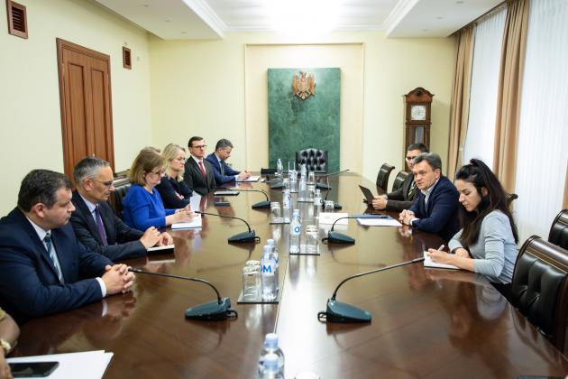 Recean, întrevedere cu o delegație a Parlamentului European
