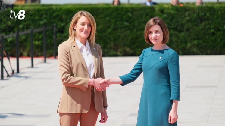 Maia Sandu si Roberta metsola (2)