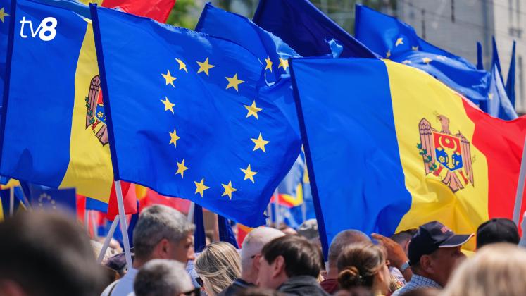 Adunarea Națională Moldova Europeana UE Moldova drapel