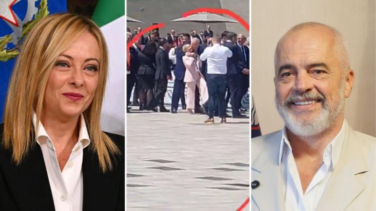 Giorgia Meloni si Edi Rama