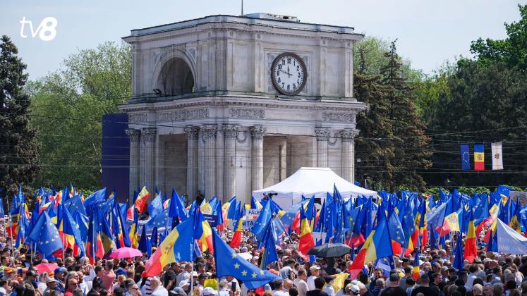 Adunarea Națională Moldova Europeana UE Moldova drapel