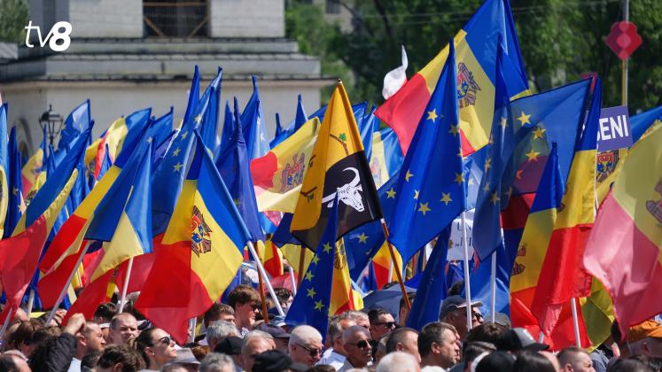 Adunarea Națională Moldova Europeana UE Moldova drapel