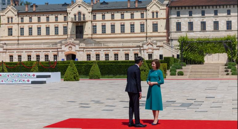 Rishi Sunak și Maia Sandu