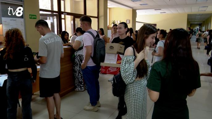/VIDEO/ Start turul doi de admitere: La buget mai sunt libere aproximativ 20% dintre locuri