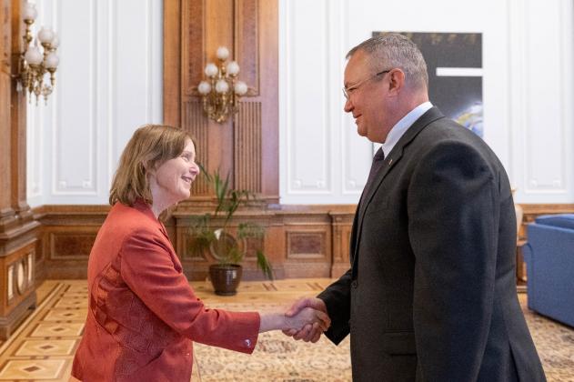 Ciucă - ambasadoarea SUA