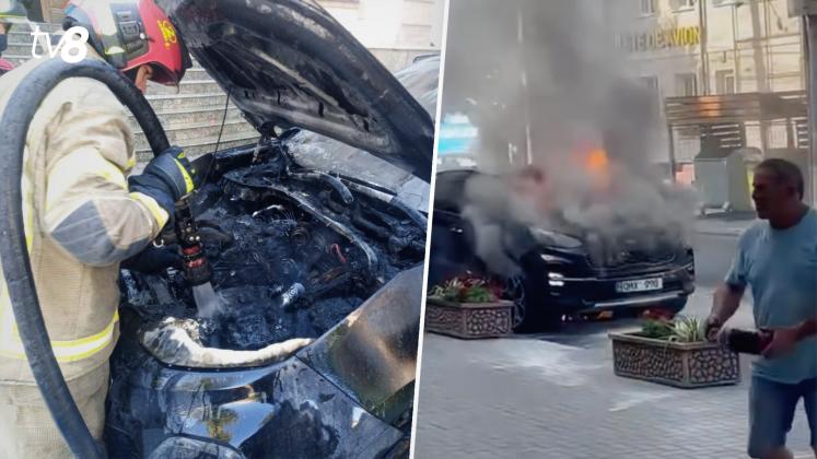 Incendiu mașină