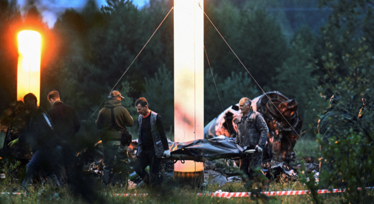 crash of Prigozhin