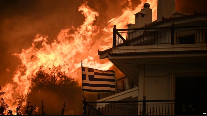 Grecia incendiu