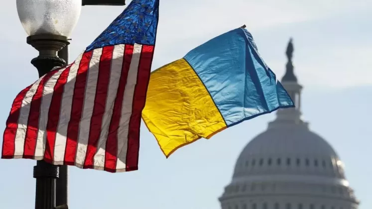SUA UCraina drapel