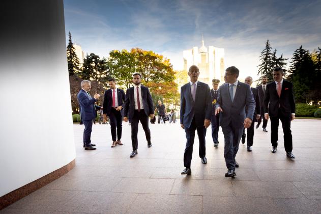 Președintele Parlamentului, Igor Grosu, a avut o întrevedere cu Președintele Republicii Portugheze, Marcelo Rebelo de Sousa