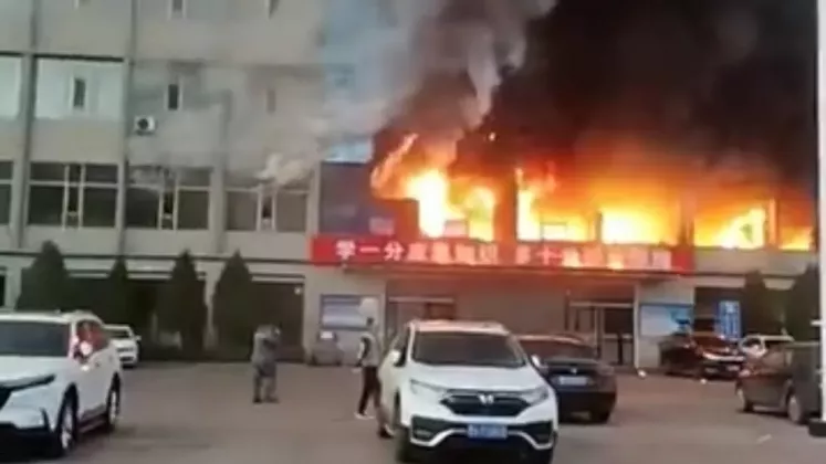 incendiu china