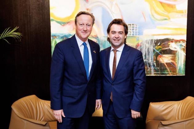 David Cameron la Chișinău